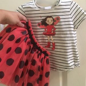 Super cute Lady Bug Girl outfit.